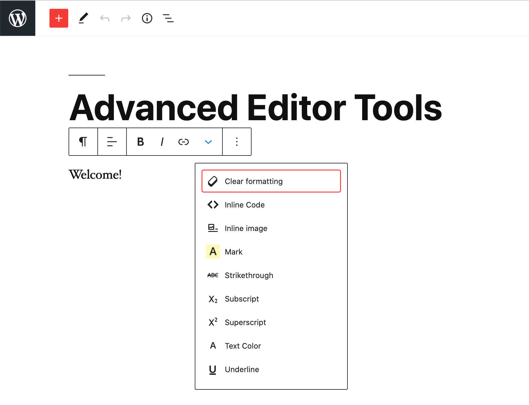 Advanced Editor Tools Screenshot