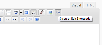The button in TinyMCE toolbar.