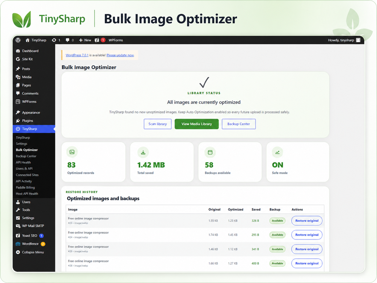 Bulk Image Optimizer.