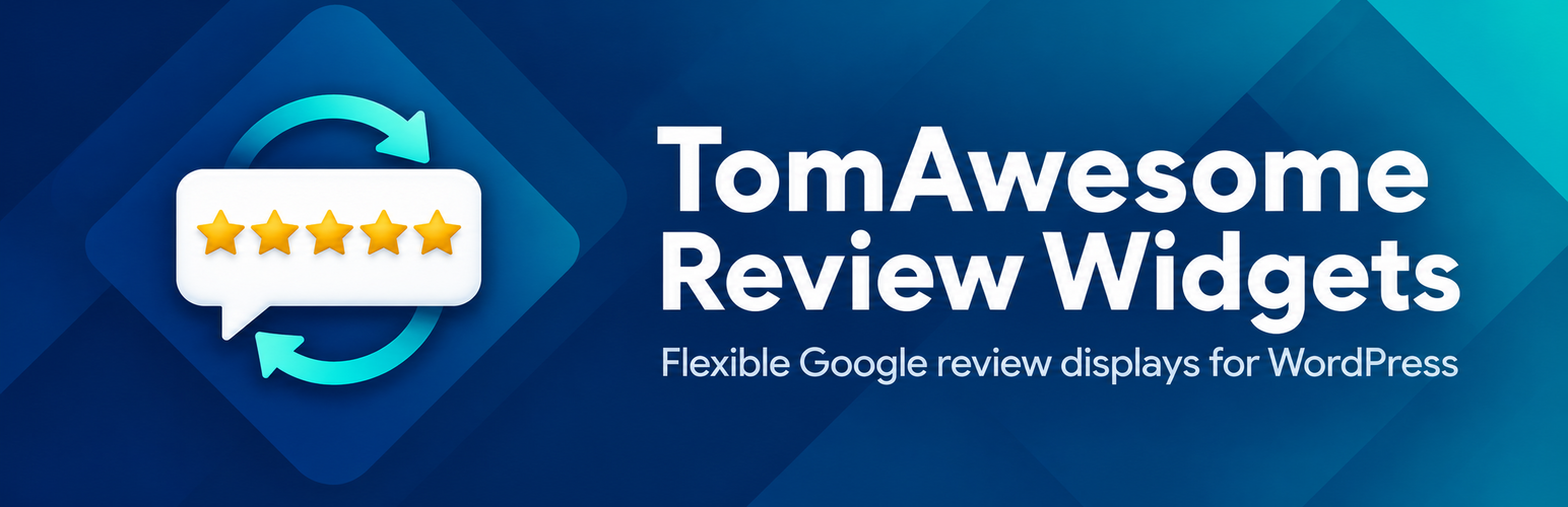 WordPress 外掛 TomAwesome Review Widgets 的封面圖片