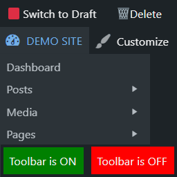 Toolbar Links