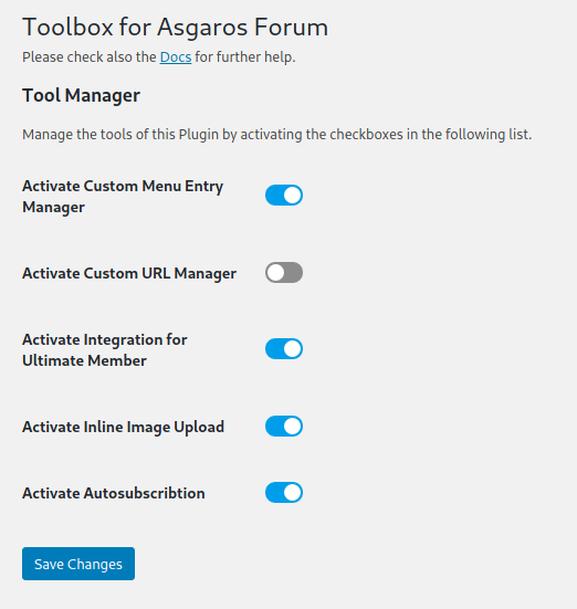 Toolbox for Asgaros Forum