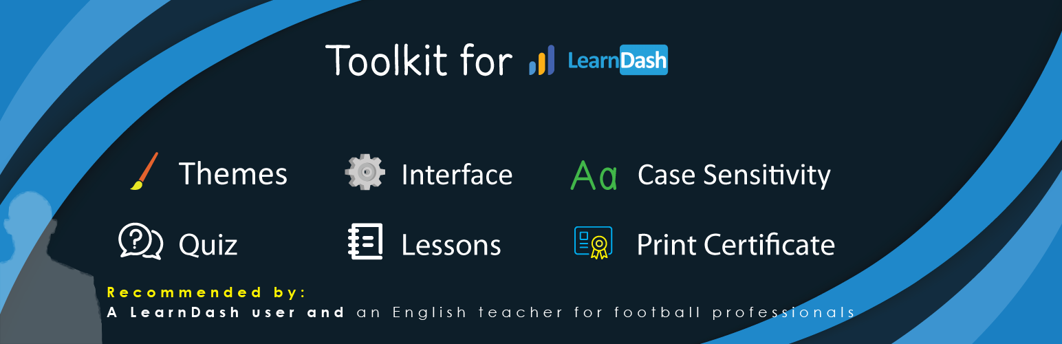 WordPress 外掛 Toolkit for Learndash LMS 的封面圖片。