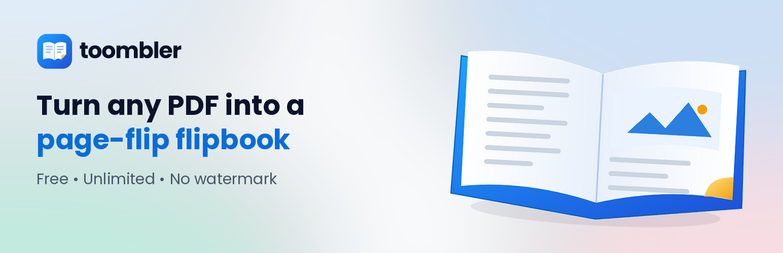 Toombler Flipbook – PDF Flipbook, PDF Viewer, Page Flip Embed preview
