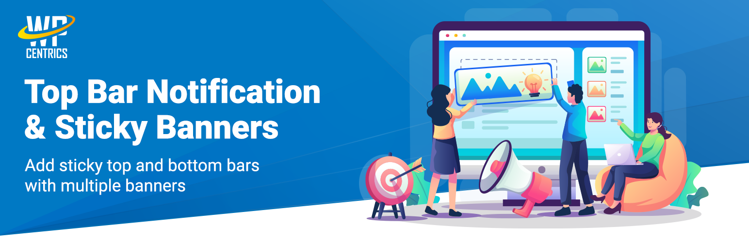 Top Bar Notification & Sticky Banners