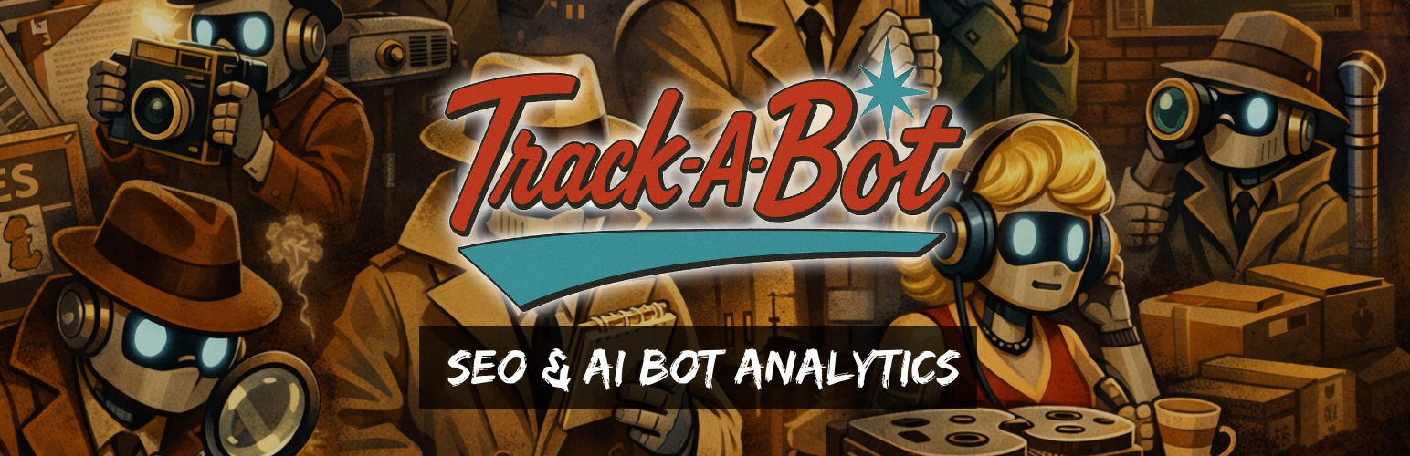 WordPress 外掛 Track-A-Bot 的封面圖片。