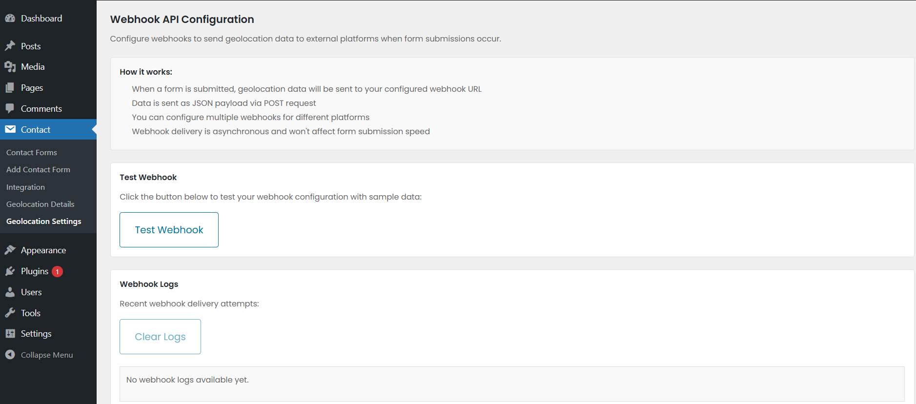 Track Geolocation Of Users Using Contact Form 7 - Screenshot 4