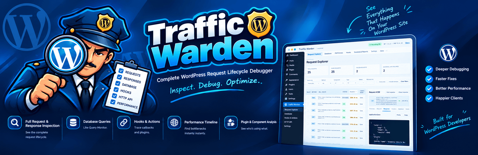 WordPress 外掛 Traffic Warden 的封面圖片