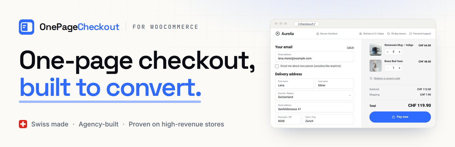WordPress 外掛 TrafficFlow OnePageCheckout for WooCommerce 的封面圖片