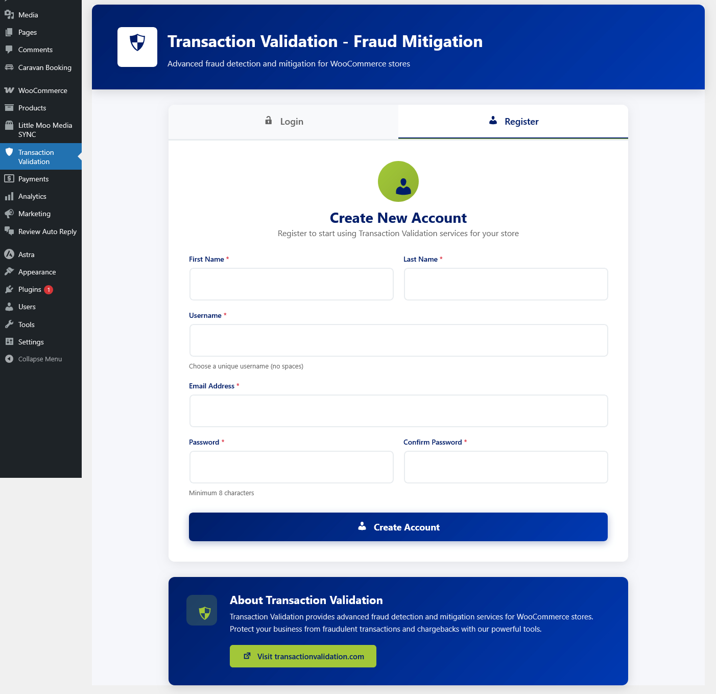 Transaction Validation – Fraud Mitigation