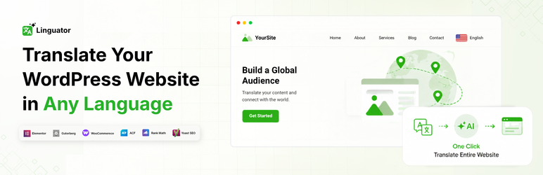 Linguator AI – Auto Translate & Create Multilingual Sites