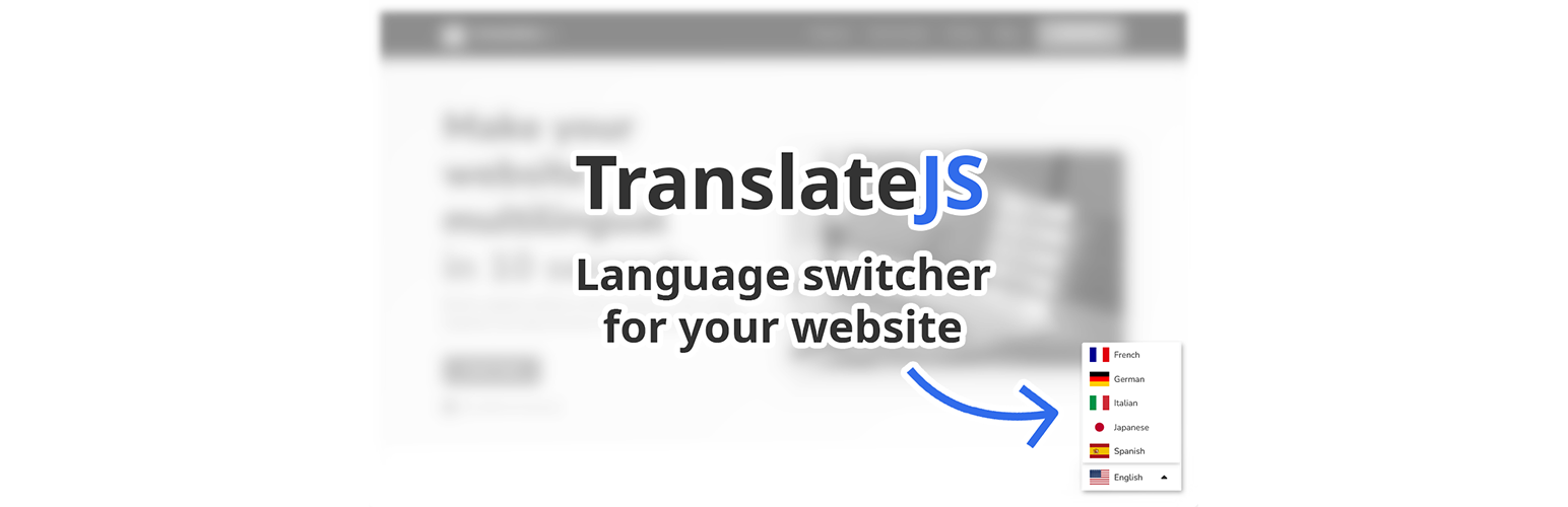 Website translator & Language switcher – TranslateJS