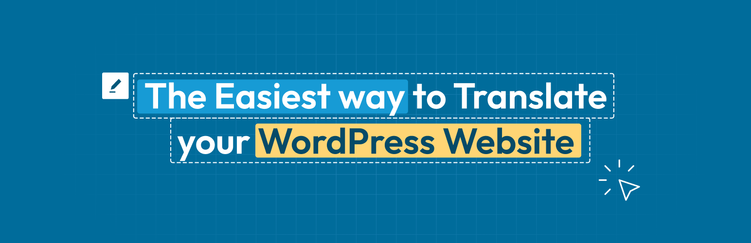 WordPress 外掛 Translate Multilingual sites – TranslatePress 的封面圖片。