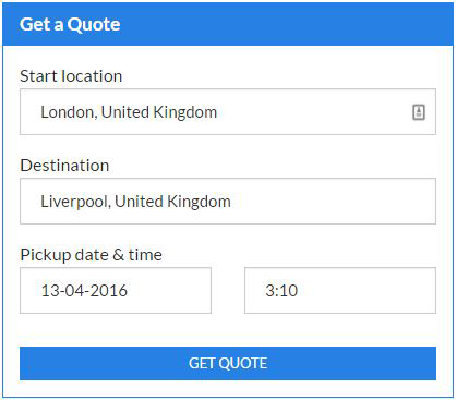 Quote form first stage