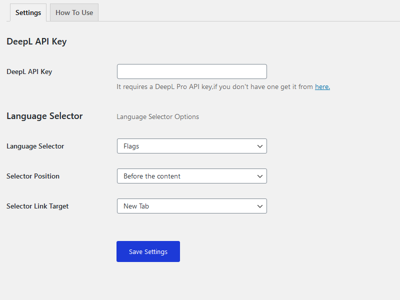 WordPress Translation plugin for Post, Pages &amp; WooCommerce products. Tranzly IO AI DeepL automatic WordPress Translator.