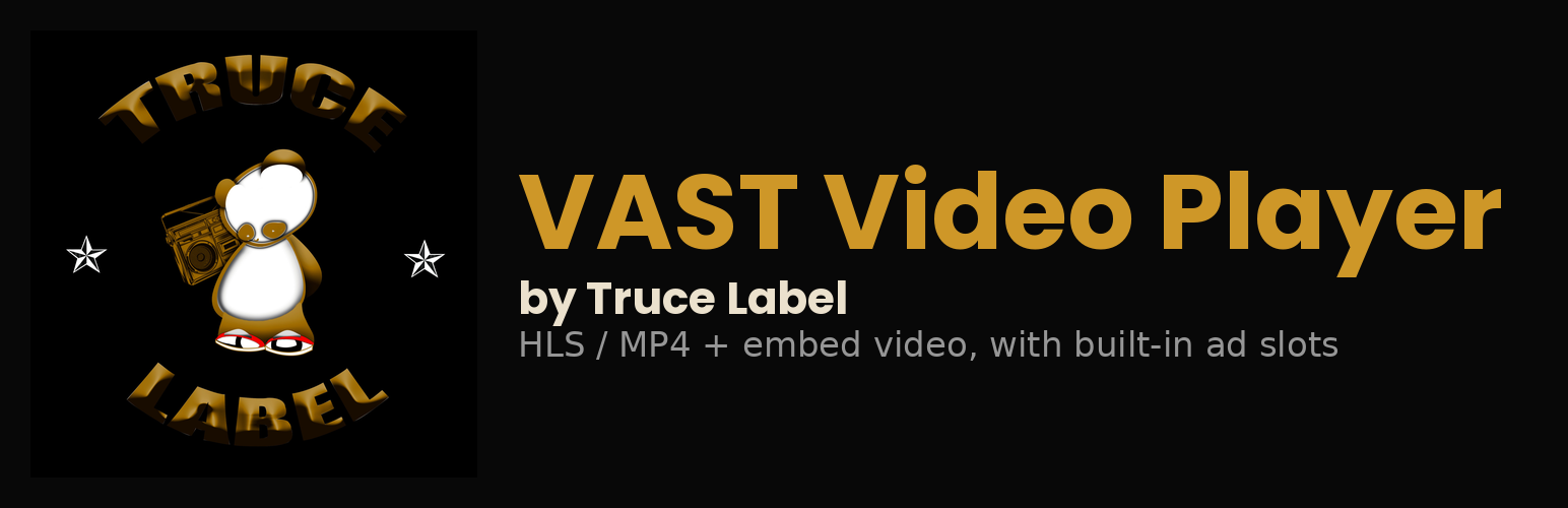 WordPress 外掛 Truce Label Video Player with VAST Ads 的封面圖片