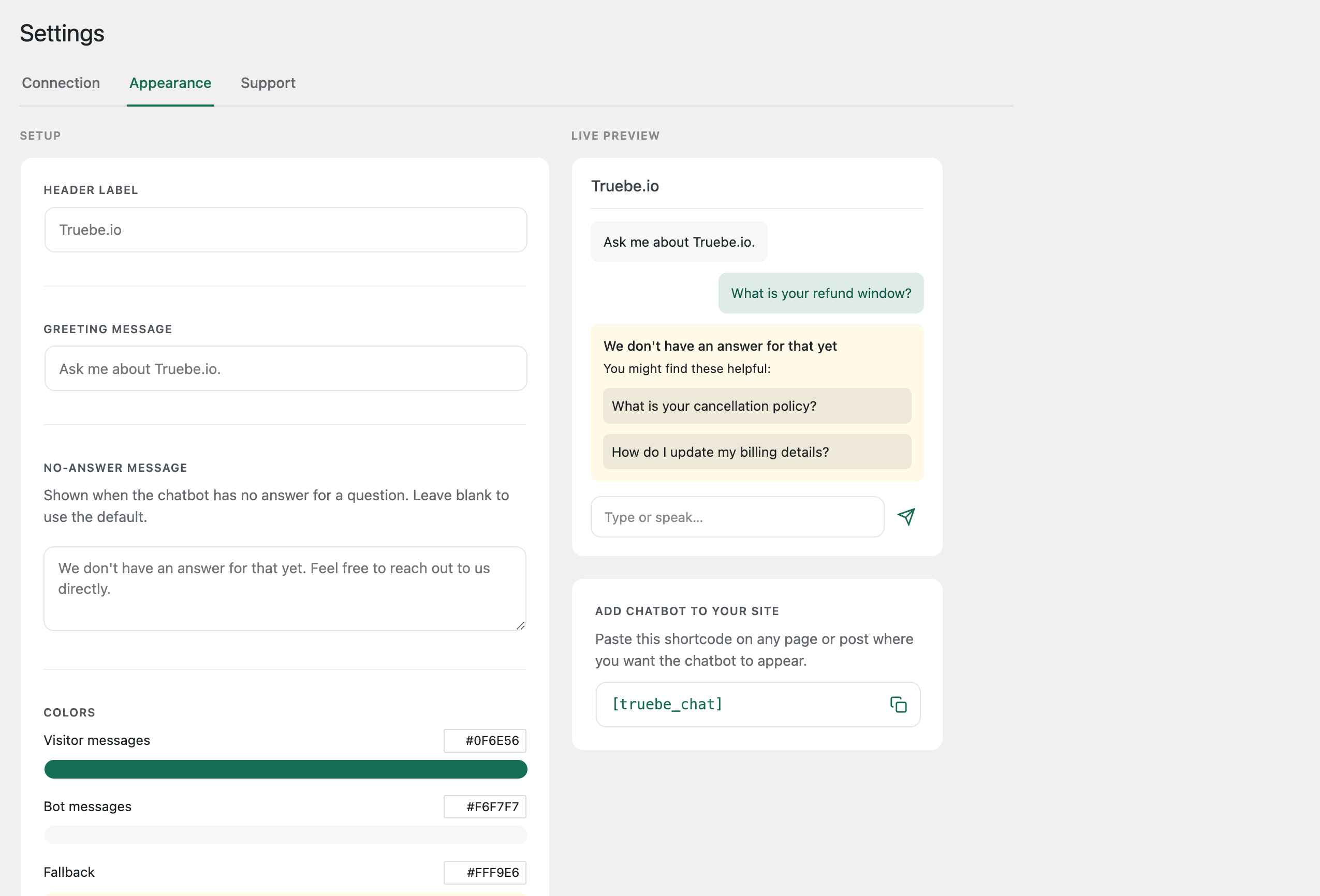 The Fact Library: review and approve each answer, with its source and confidence score.