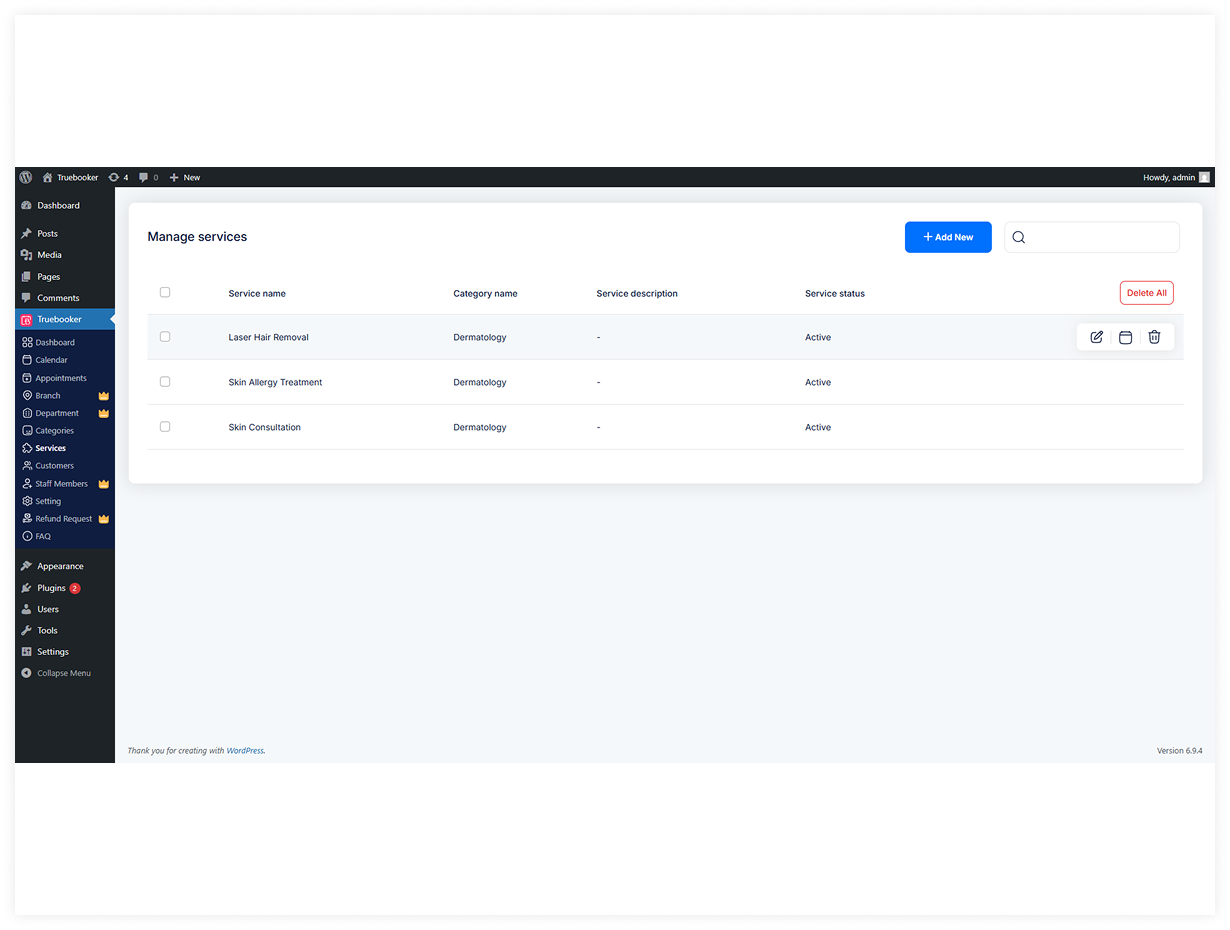 TrueBooker – Appointment Booking and Scheduler System