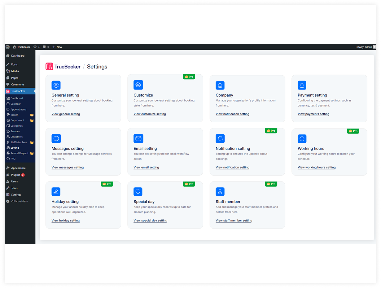 TrueBooker – Appointment Booking and Scheduler System