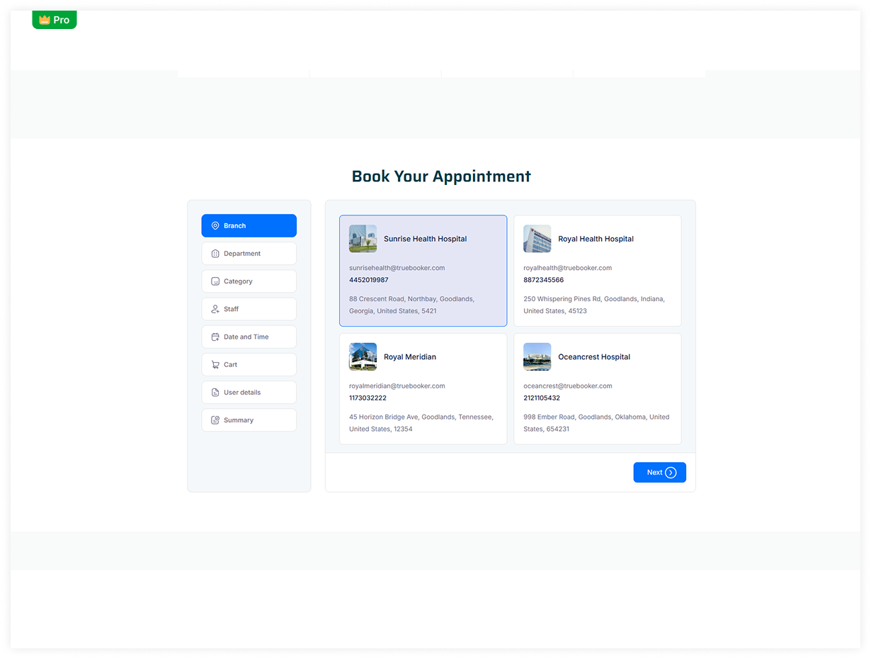 TrueBooker – Appointment Booking and Scheduler System