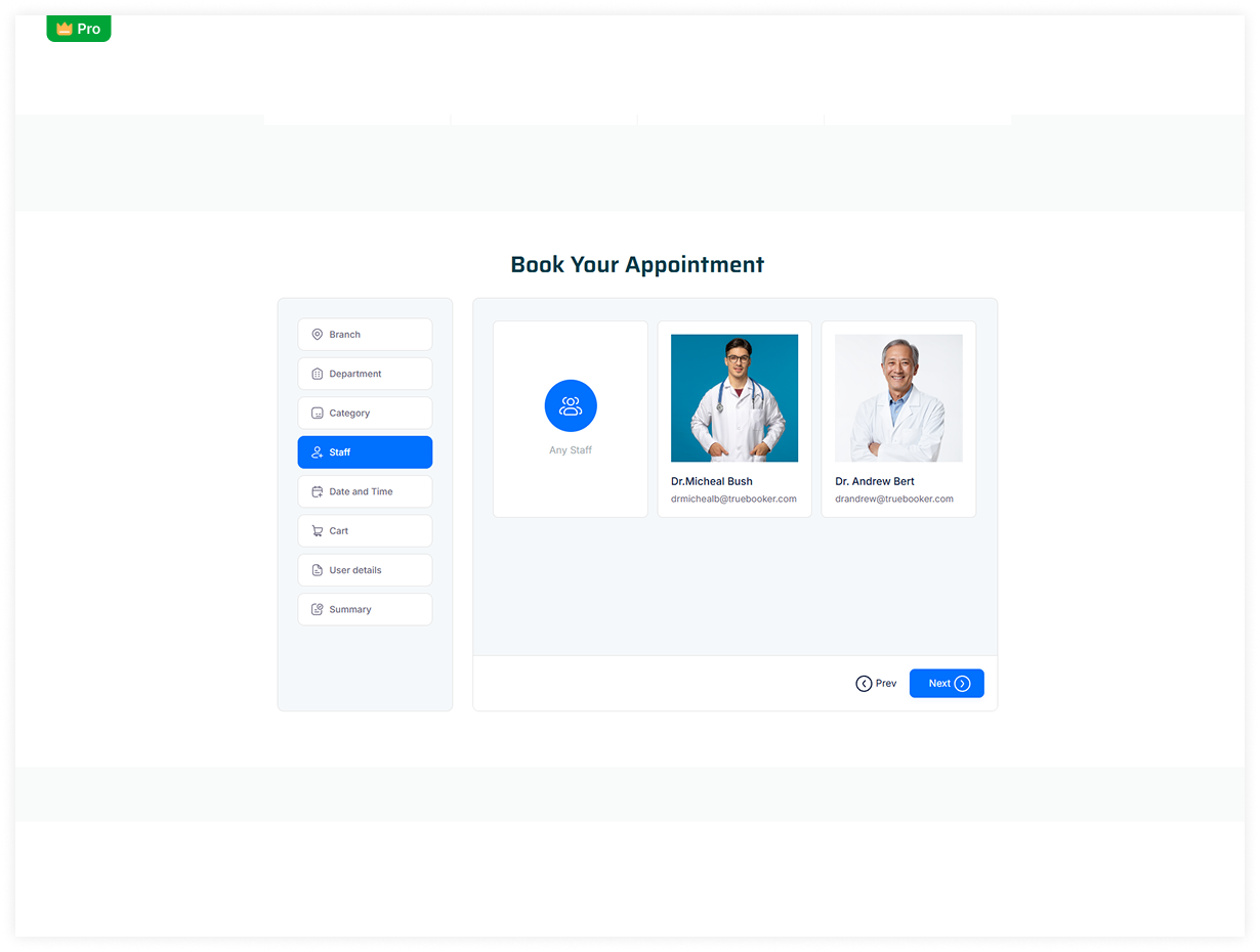 TrueBooker – Appointment Booking and Scheduler System