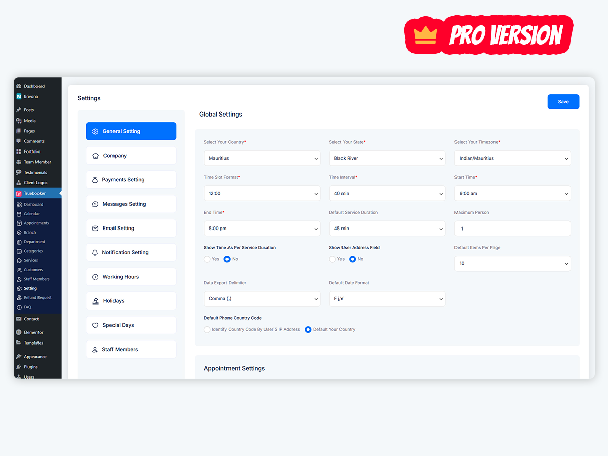 Appointment Booking and Scheduler Plugin – Truebooker