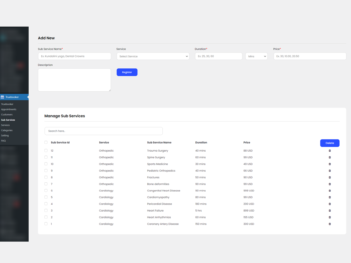 TrueBooker – Appointment Booking and Scheduler Plugin.