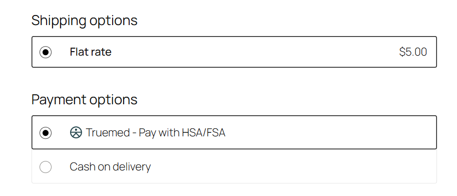 Payment gateway on WooCommerce checkout with logo