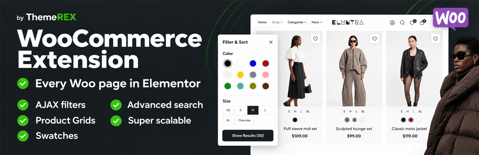 ThemeREX eCommerce Extensions for Elementor