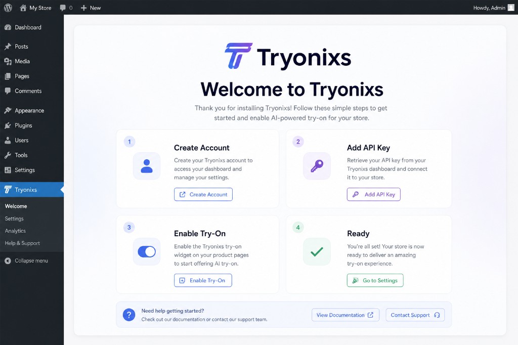 Guided onboarding welcome screen