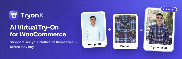 TryonX – AI Virtual Try-On for WooCommerce preview