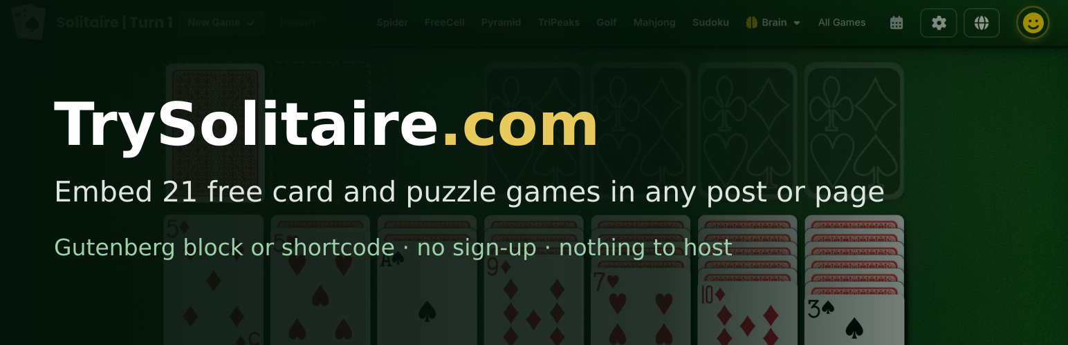 TrySolitaire Embed