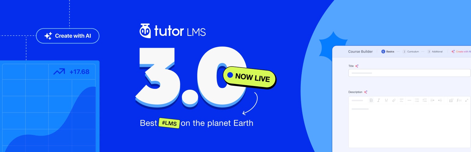WordPress 外掛 Tutor LMS – eLearning and online course solution 的封面圖片。