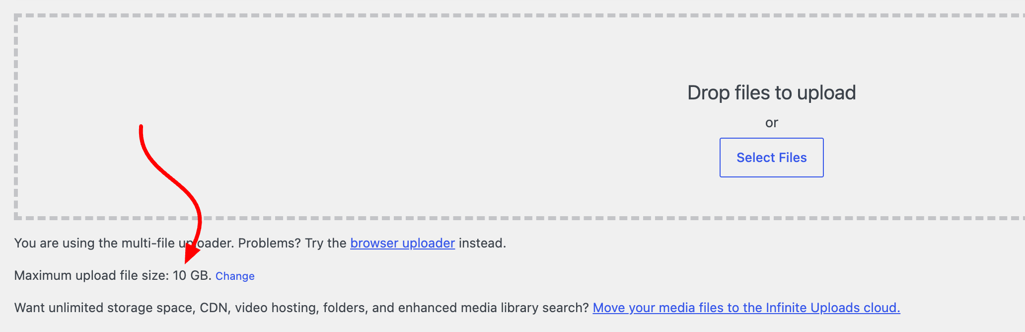 Big File Uploads – Increase Maximum File Upload Size