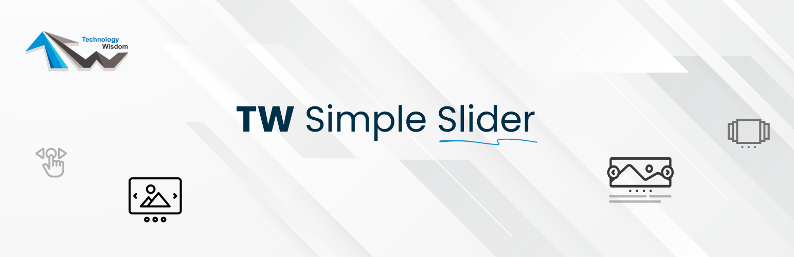WordPress 外掛 TW Simple Slider 的封面圖片。