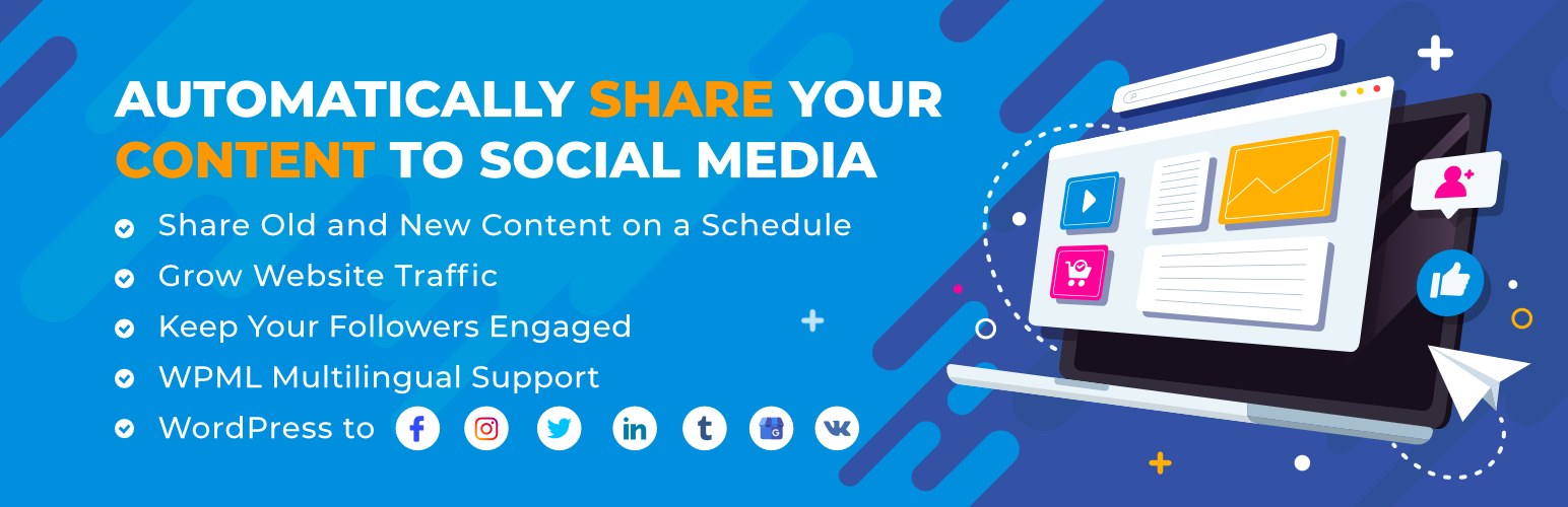 Product image for Revive Old Posts – Social Media Auto Post and Scheduling Plugin.