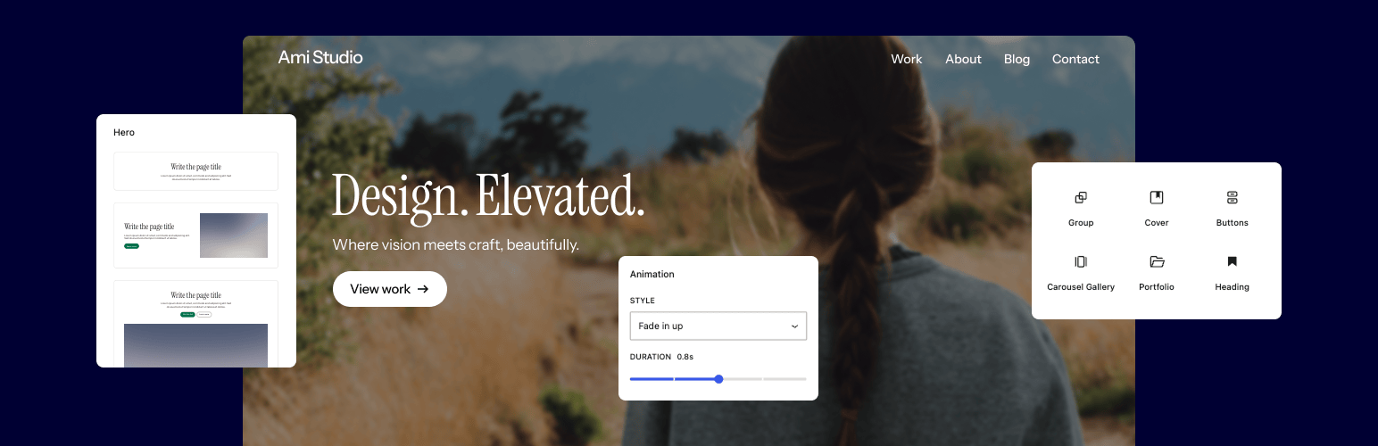 Twentig Supercharged Block Editor – Blocks, Patterns, Starter Sites, Portfolio