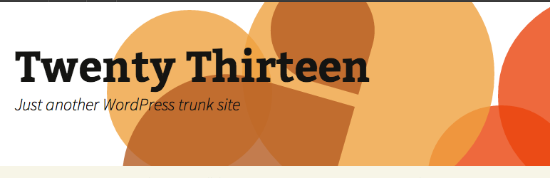 Twenty Thirteen Header Animations