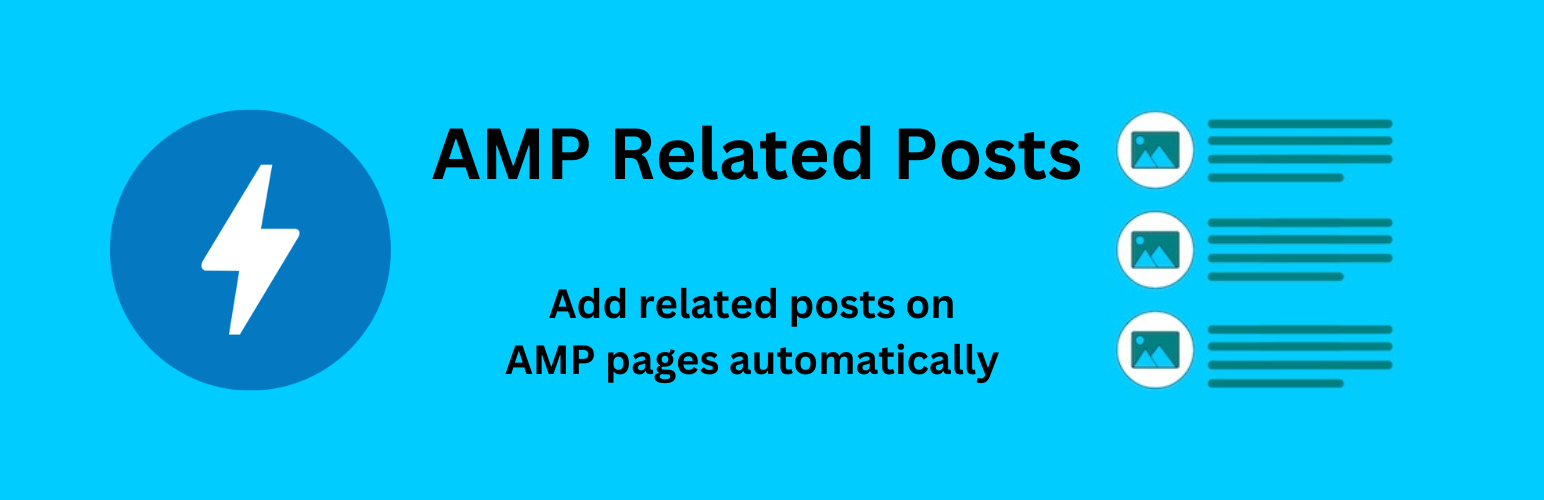 WordPress 外掛 TWG AMP Related Posts 的封面圖片。