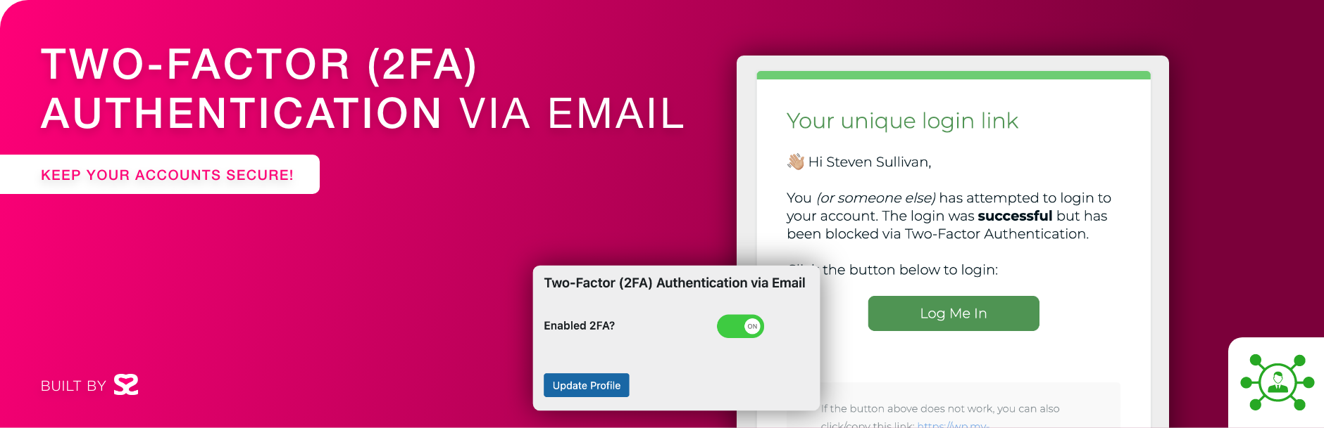 Two Factor (2FA) Authentication via Email