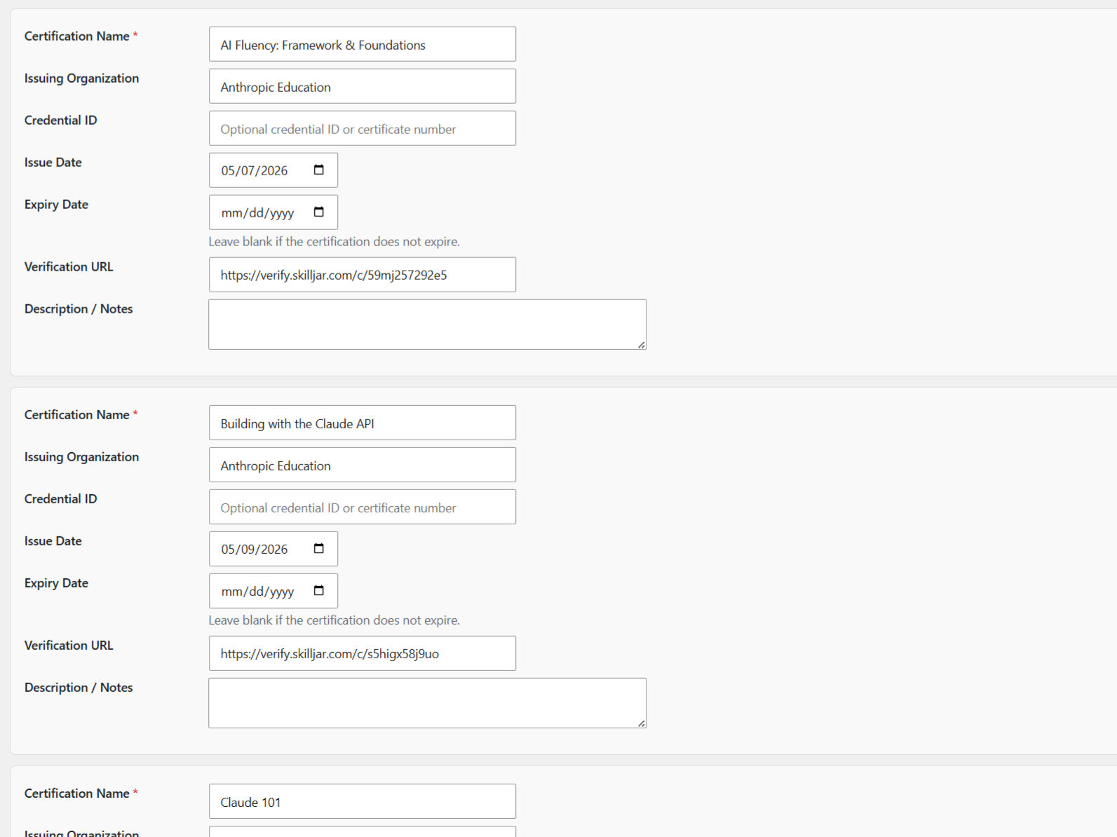 Author Profile Extensions — Custom fields on the WordPress user profile for certifications and credentials.