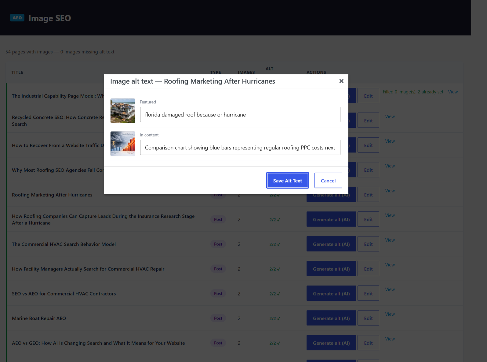 Sitemap Generator — Post-type selection for both XML and Markdown endpoints.