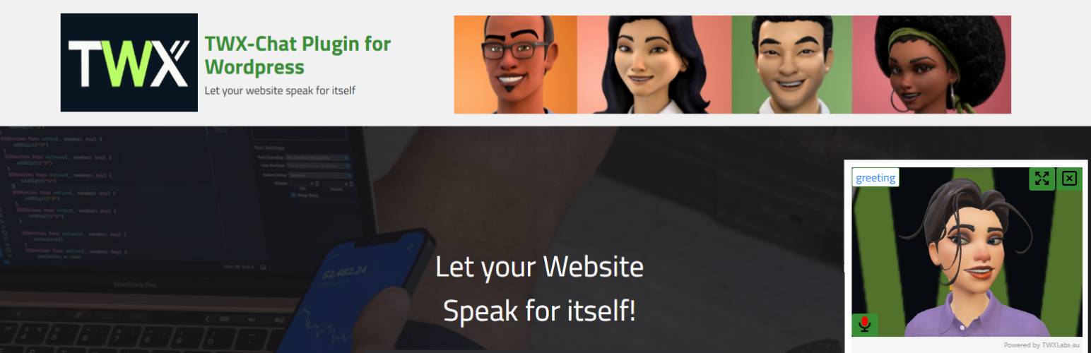 TWX-Chat – AI Chatbot with Talking Avatars