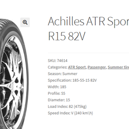 TyresAddict – Tyre Custom Metadata for WooCommerce