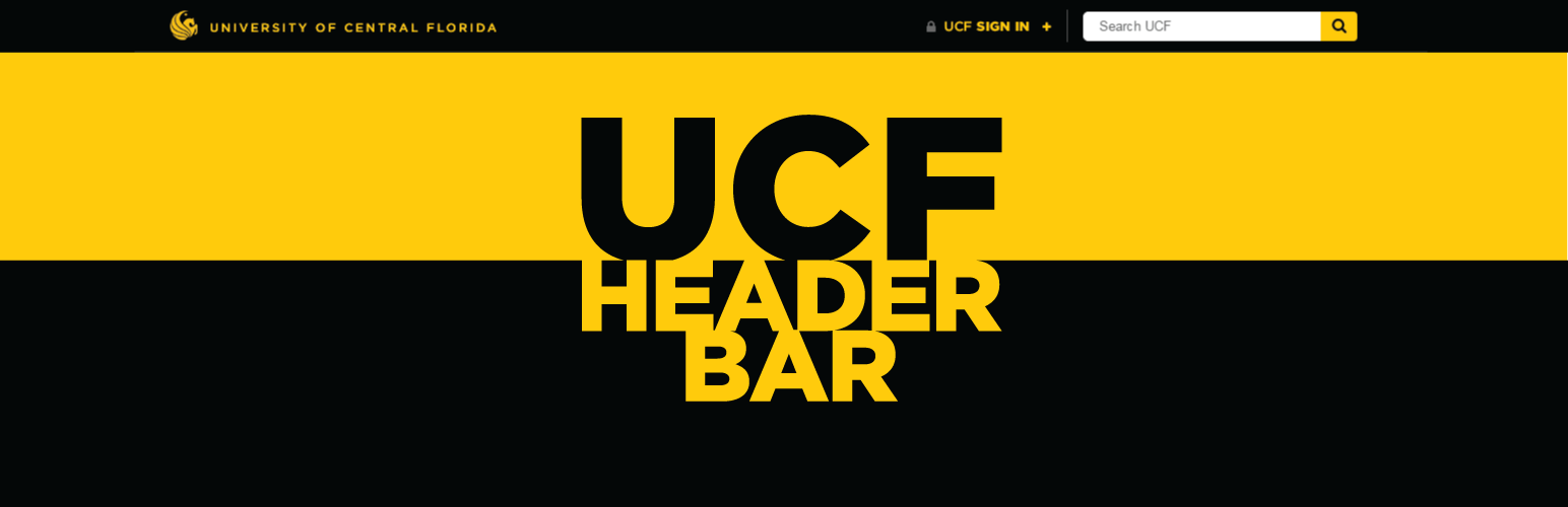 UCF Header Bar