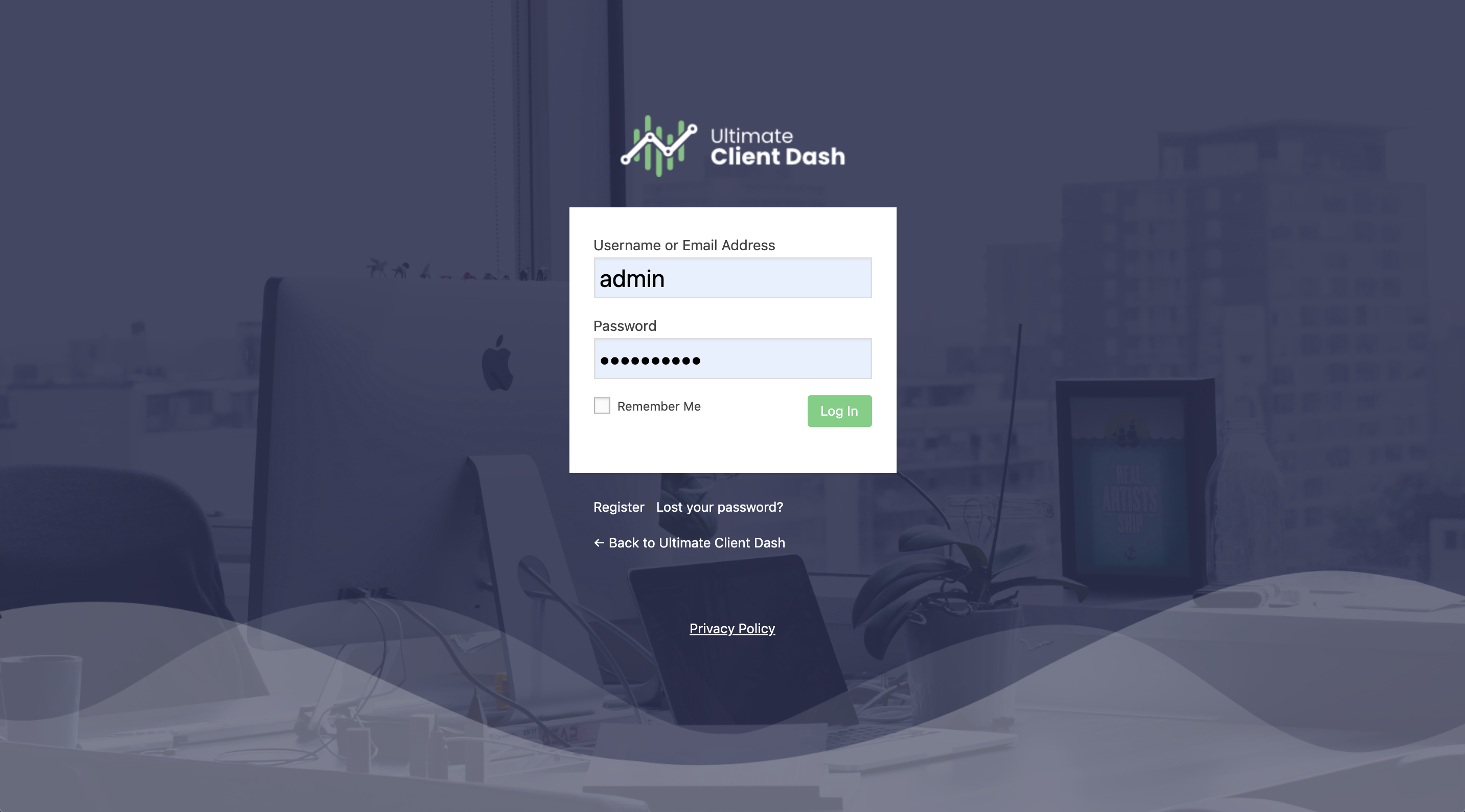 Ultimate Client Dash - Screenshot 1