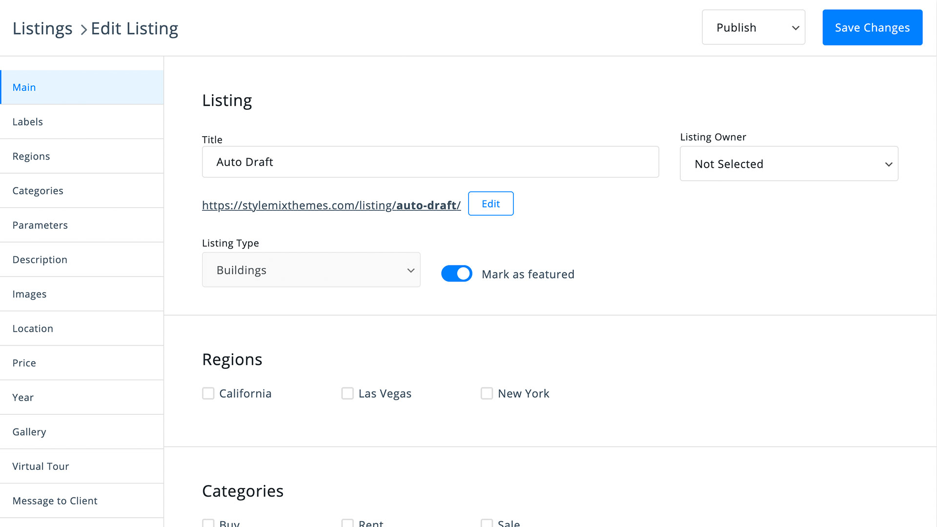 Directory Listings WordPress plugin – uListing