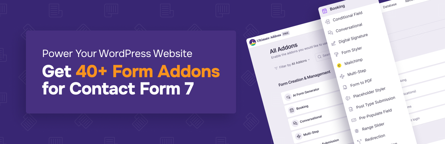 WordPress 外掛 Ultimate Addons for Contact Form 7 的封面圖片。