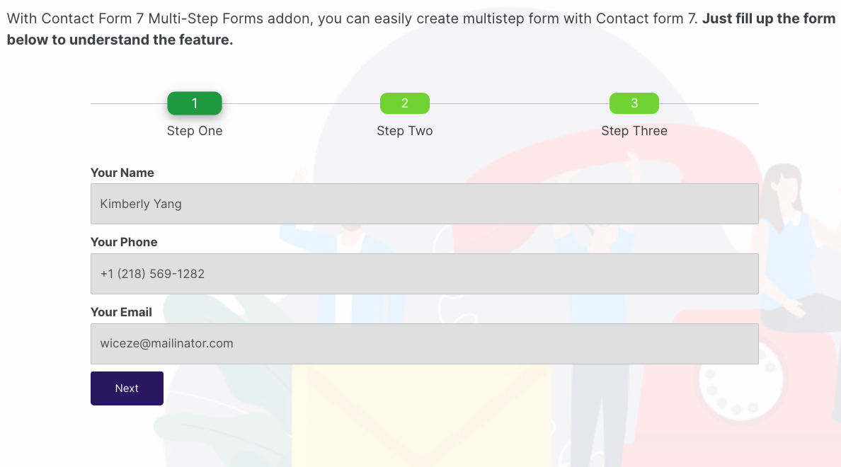 Multi-Step Form (Form Example)