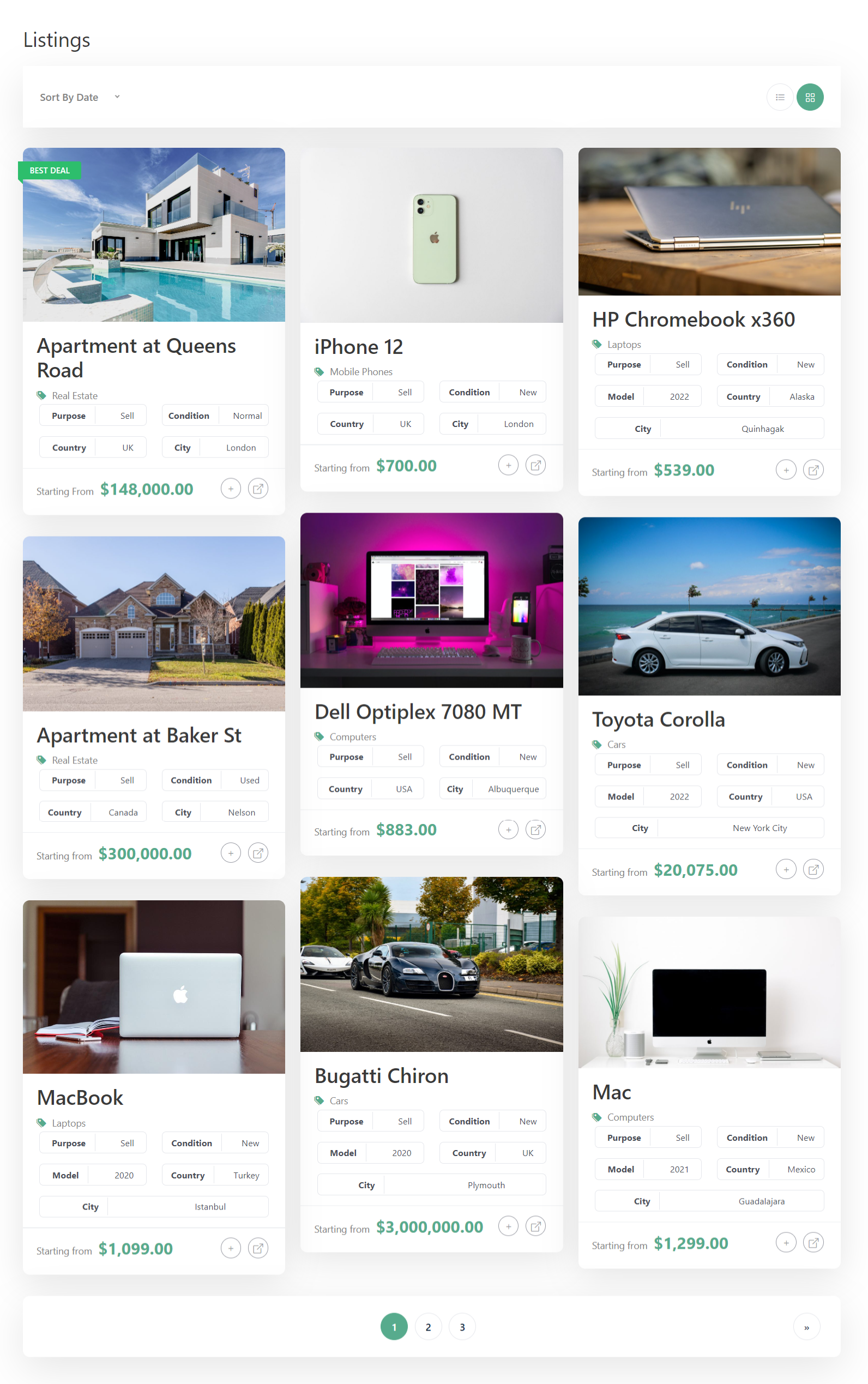 Listings